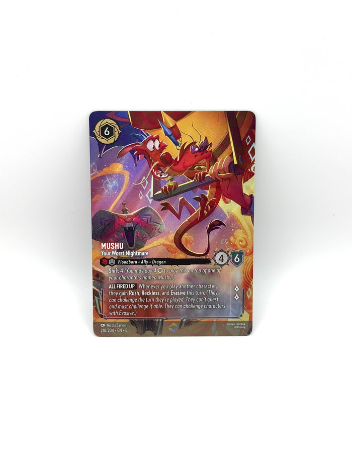 Mushu Your Worst Nightmare 218/204 Enchanted, Reign of Jafar, NM