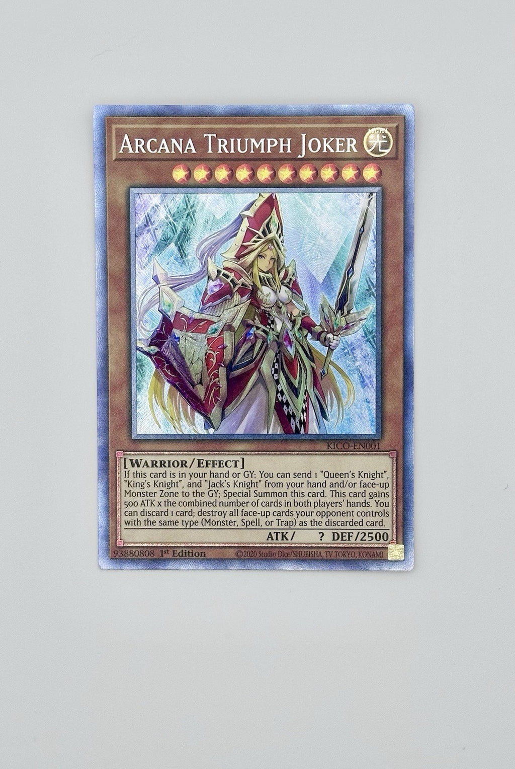 Arcana Triumph Joker KICO-EN001, detail