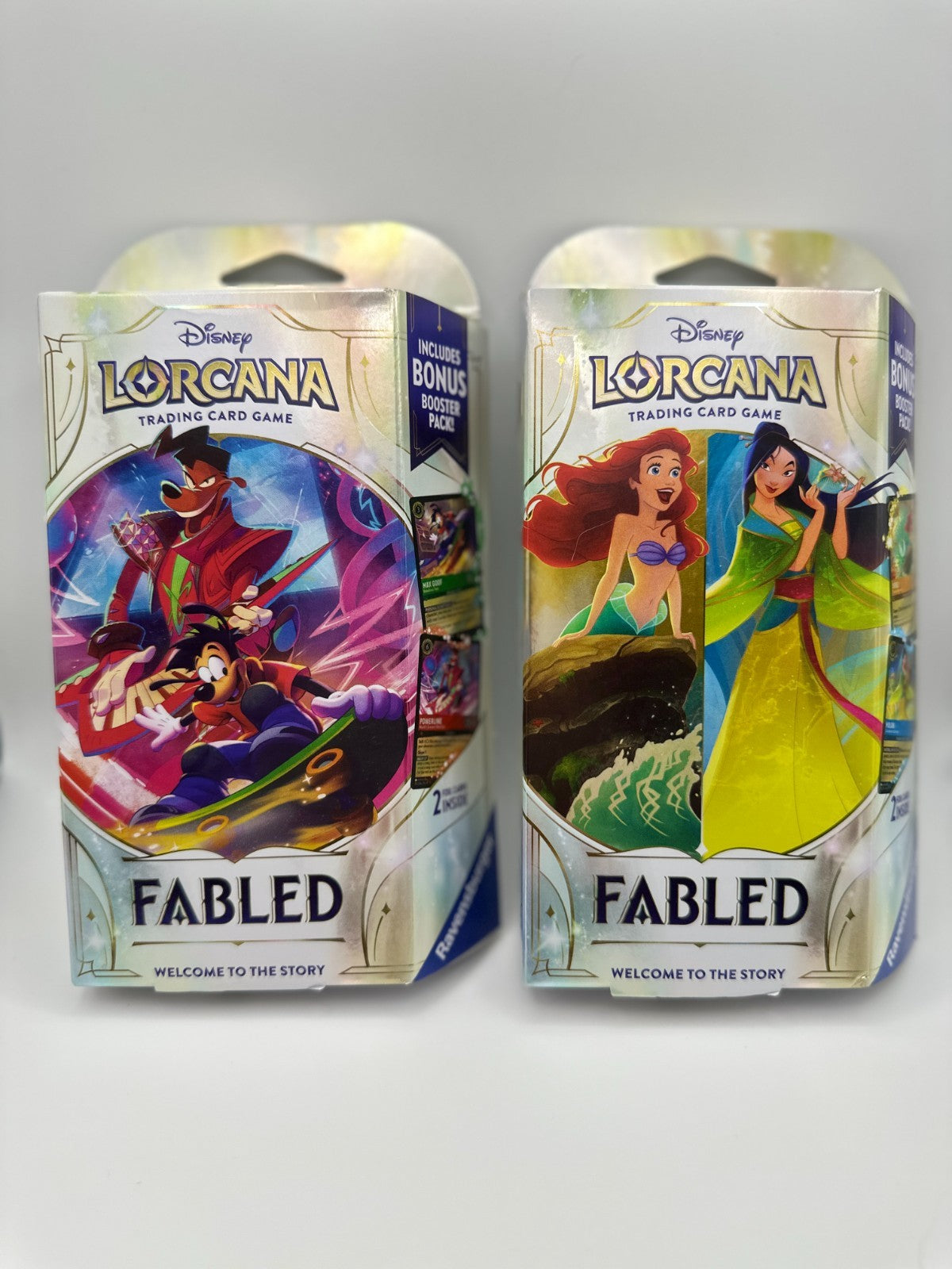 Disney Lorcana Fabled starter deck 2-pack bundle, factory sealed