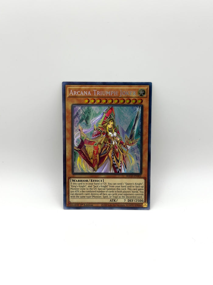Arcana Triumph Joker KICO-EN001 Collector's Rare, 1st Edition, NM